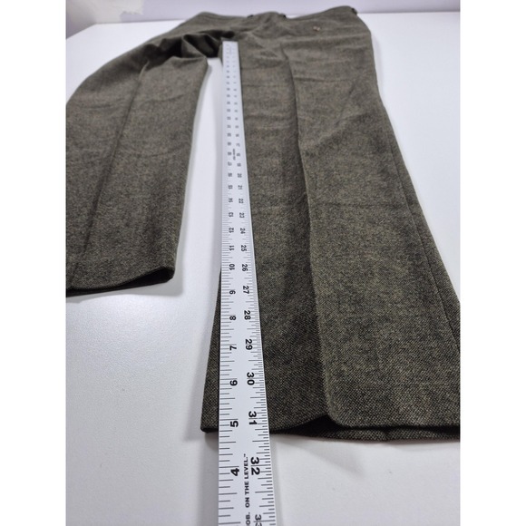 J Crew Slim Fit Thompson Suit Pant Donegal Wool Noisy Brown 33x32 - Picture 11 of 14
